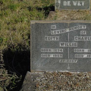 WILLIS Charles 1874-1960 &amp; Edith 1874-1959