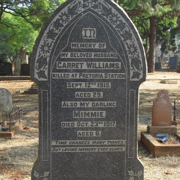 WILLIAMS Garret -1915 :: WILLIAMS Mimmie -1917