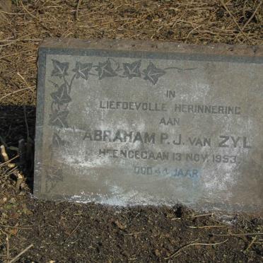 ZYL Abraham P.J., van -1953