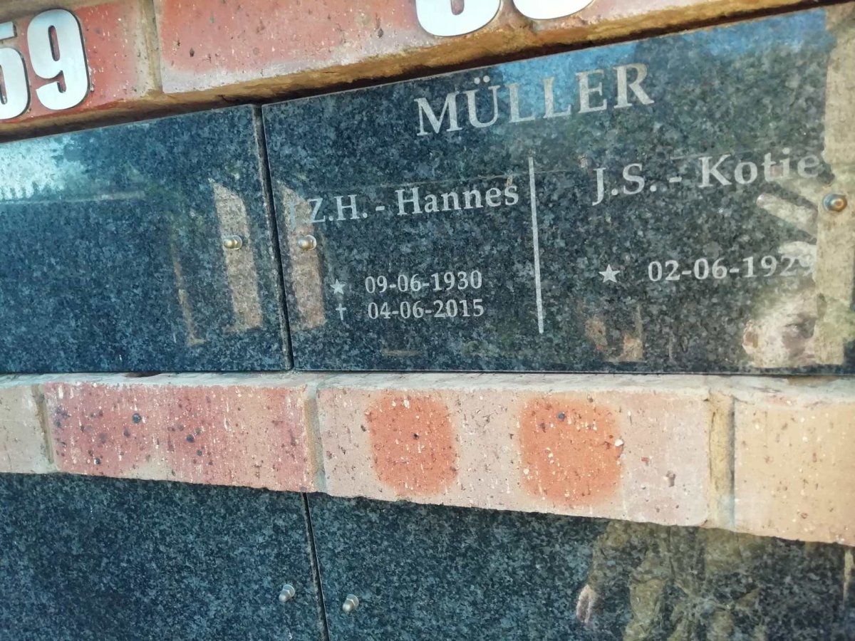 MÜLLER Z.H. 1930-2015 &amp; J.S. 1929-