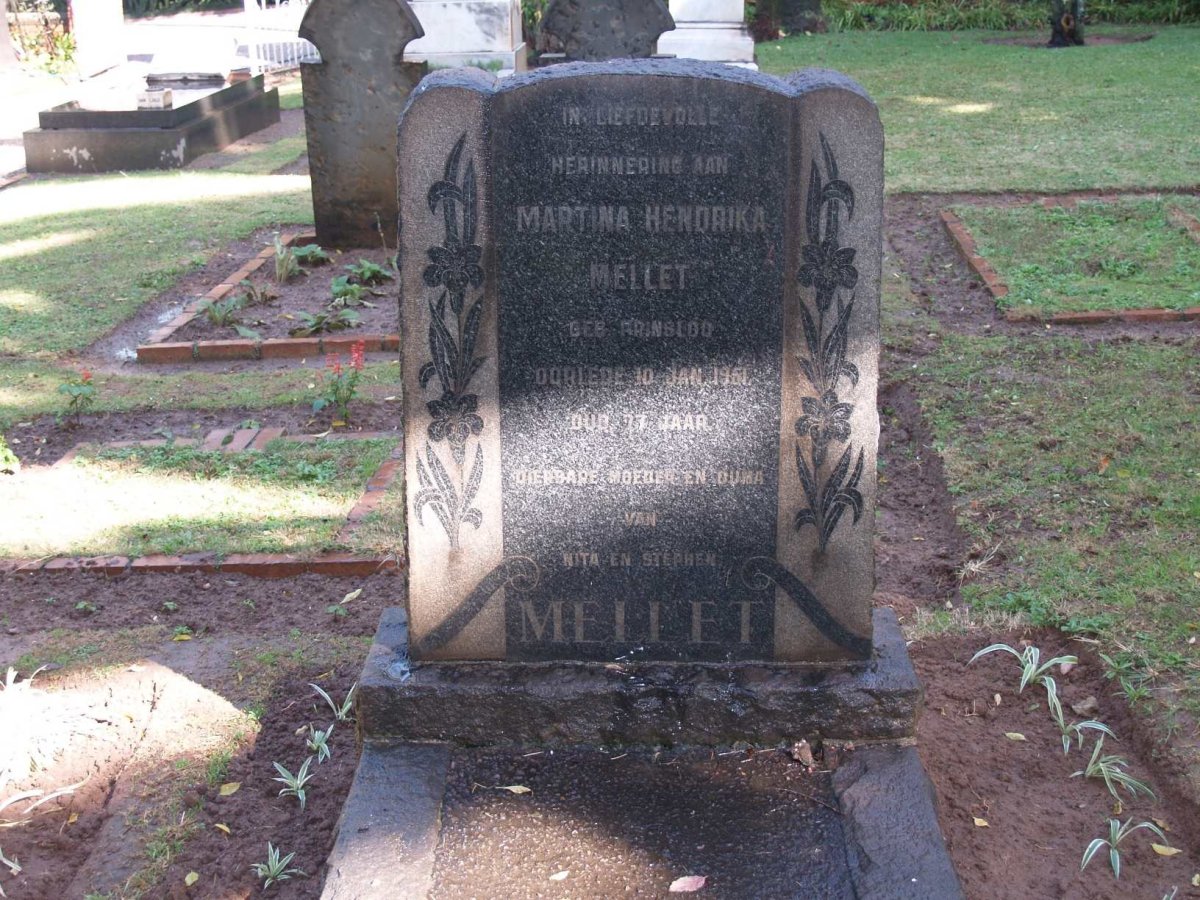 MELLET Martina Hendrika nee PRINSLOO -1951