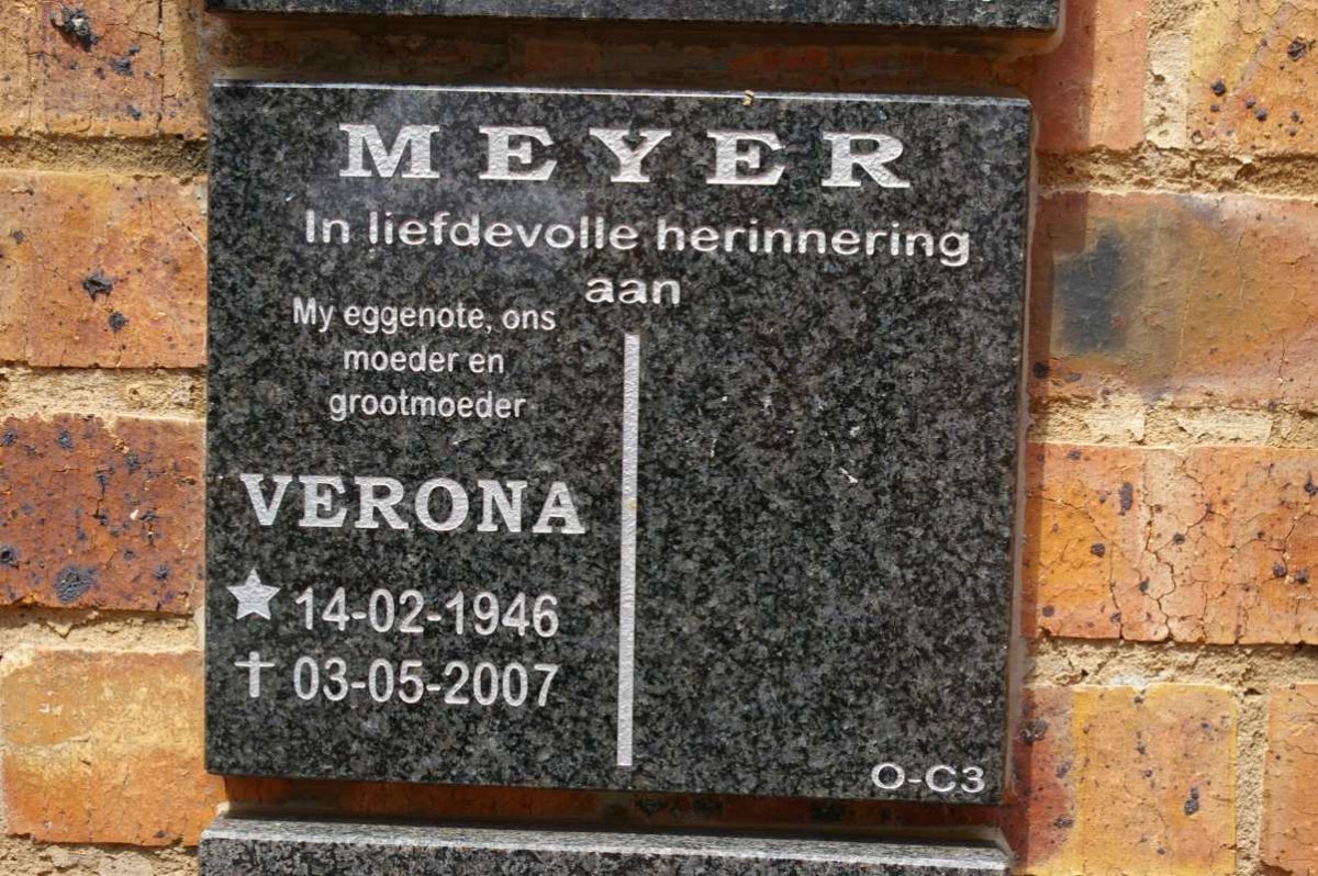 MEYER Verona 1946-2007