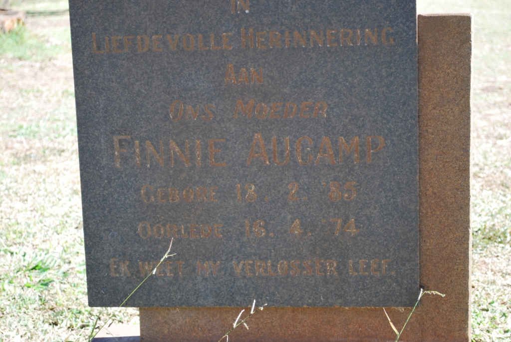 AUCAMP Finnie 1885-1974