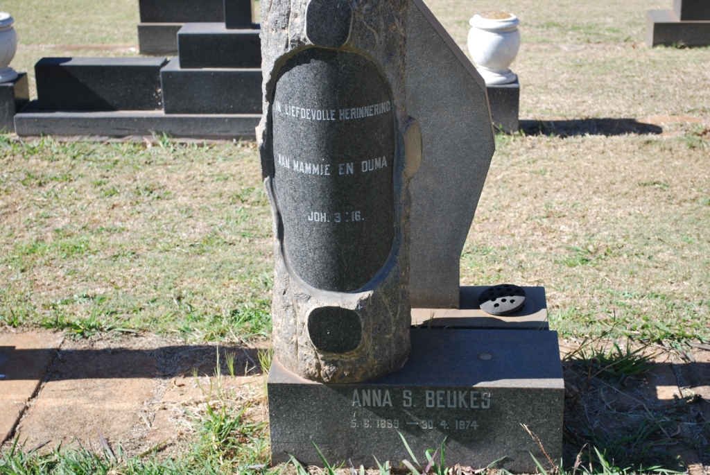 BEUKES Anna S. 1899-1974