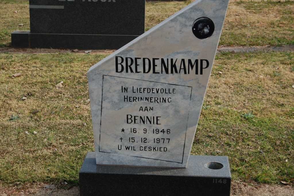 BREDENKAMP Bennie 1946-1977