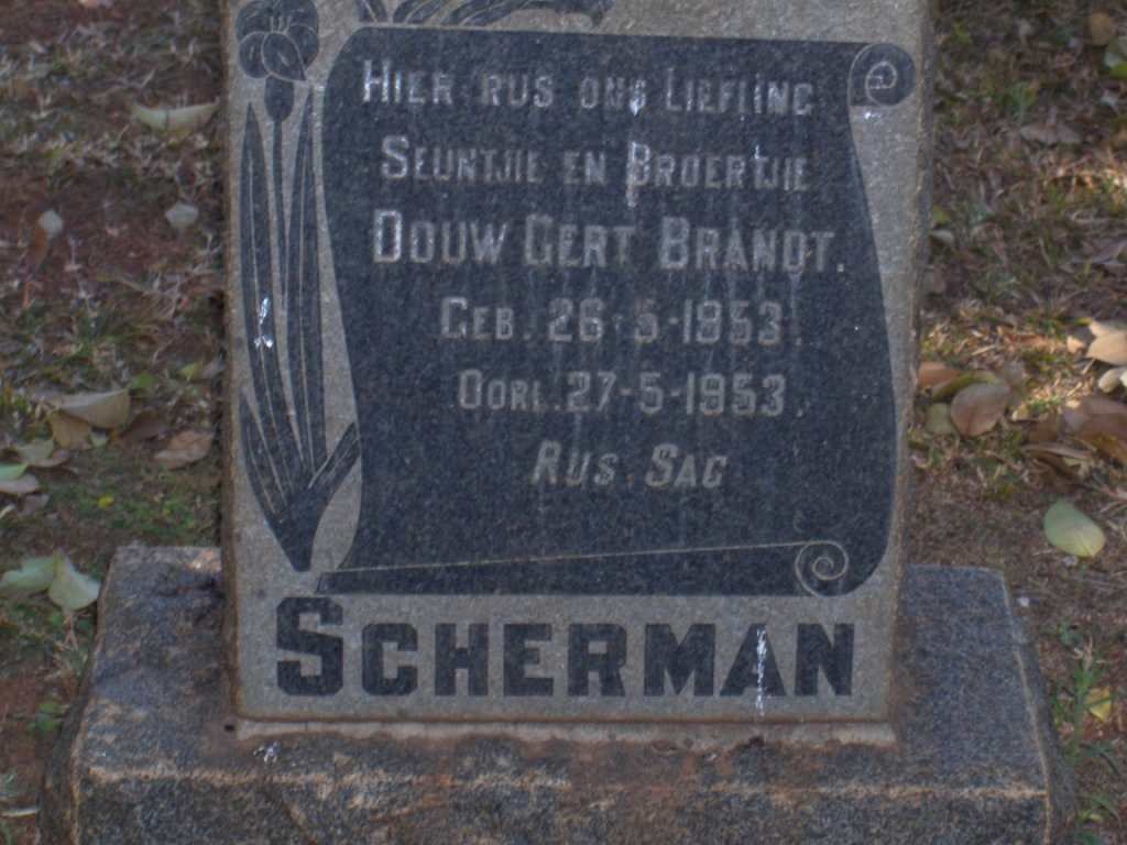 BRANDT Douw Gert 1953-1953