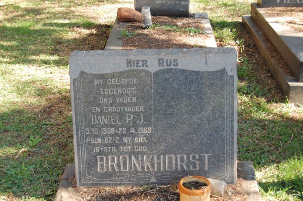 BRONKHORST Daniel P.J. 1908-1969