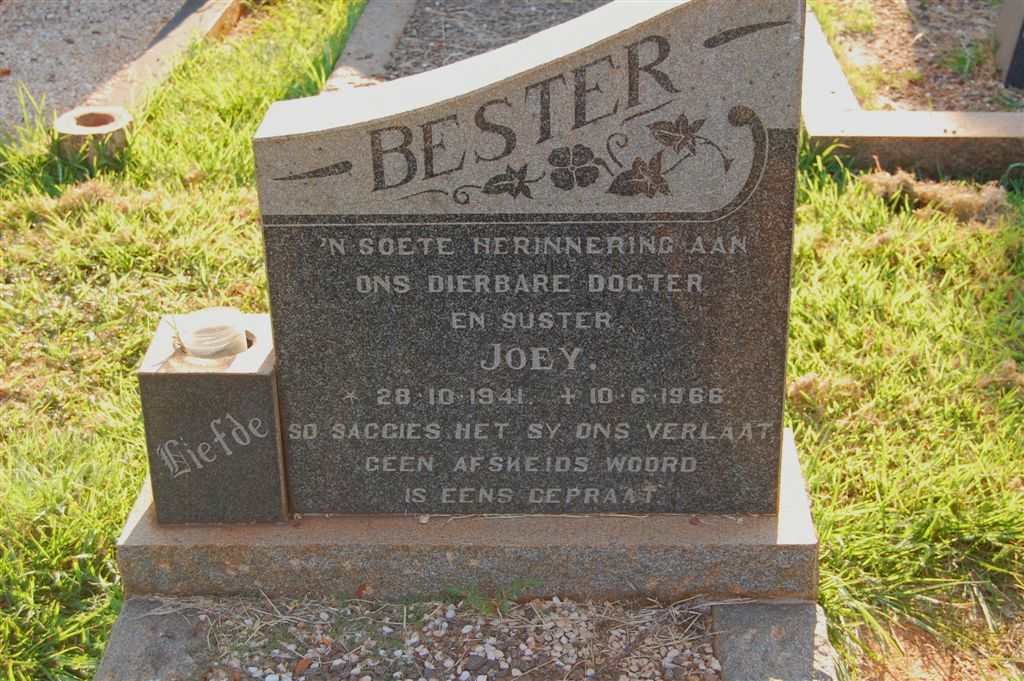 BESTER Joey 1941-1966