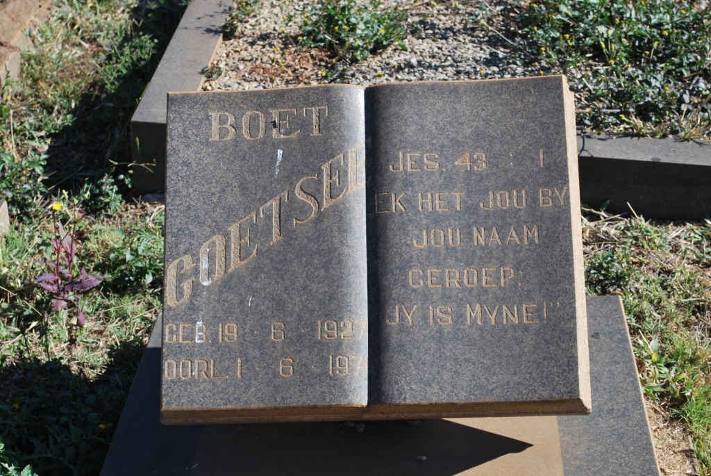 COETZER Boet 1927-197?