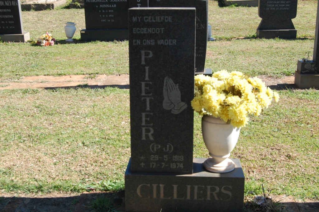 CILLIERS P.J. 1919-1974