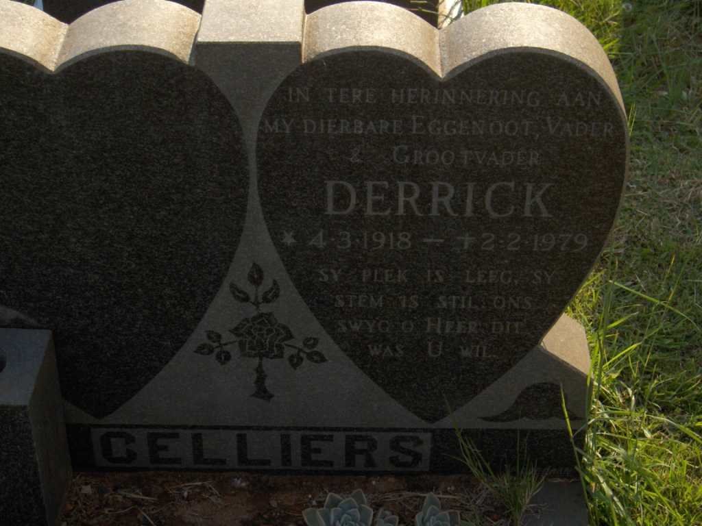 CELLIERS Derrick 1918-1979