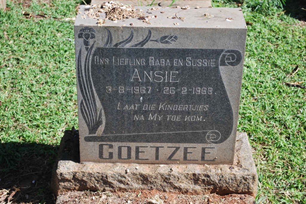 COETZEE Ansie 1967-1968