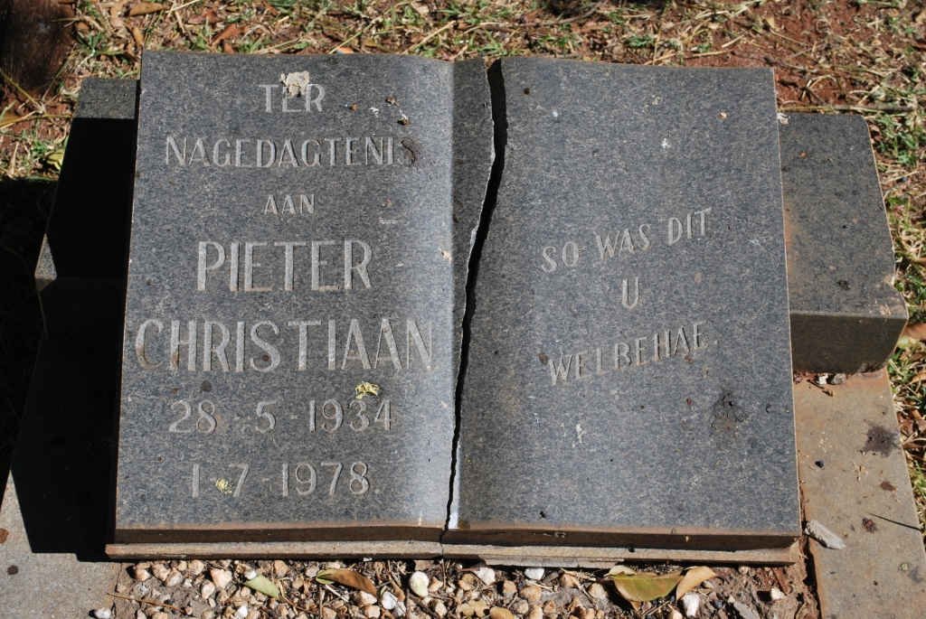 CHRISTIAAN Pieter 1934-1978