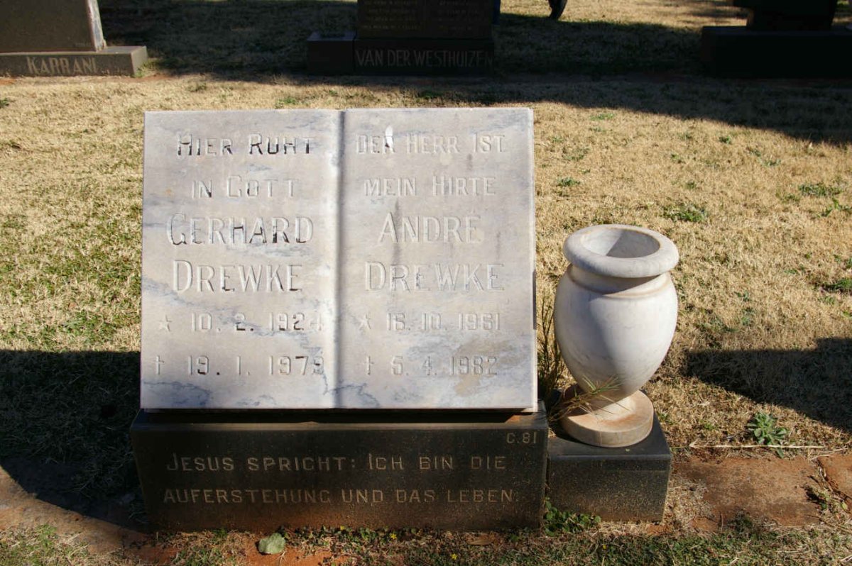 DREWKE Gerhard 1924-1979 :: DREWKE Andre 1961-1982