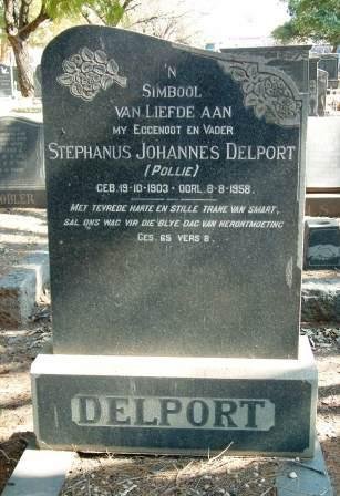 DELPORT Stephanus Johannes 1903-1958