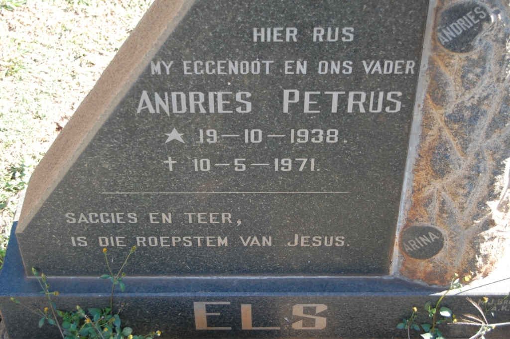 ELS Andries Petrus 1938-1971