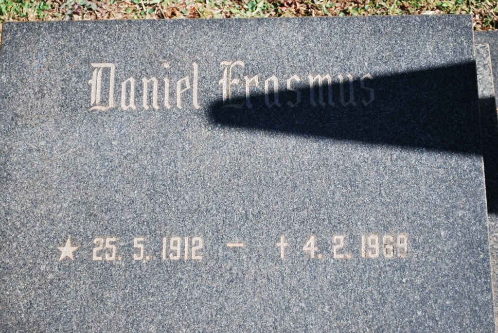 ERASMUS Daniel 1912-1969
