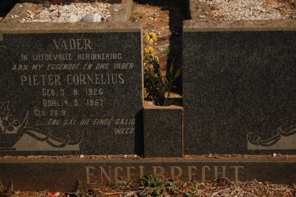 ENGELBRECHT Pieter Cornelius 1926-1967