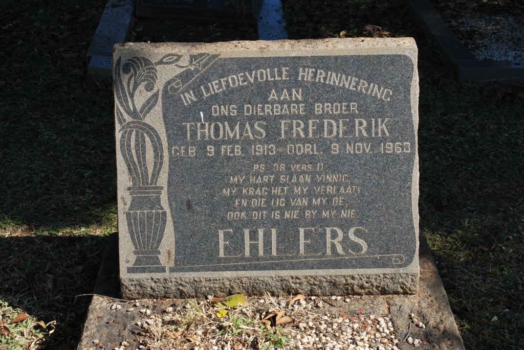 EHLERS Thomas Frederik 1913-1963