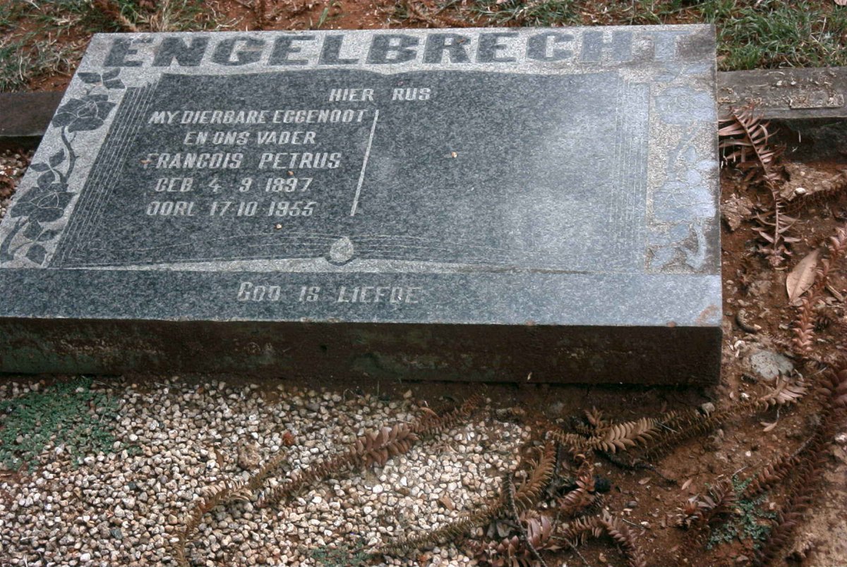 ENGELBRECHT Francois Petrus 1897-1955