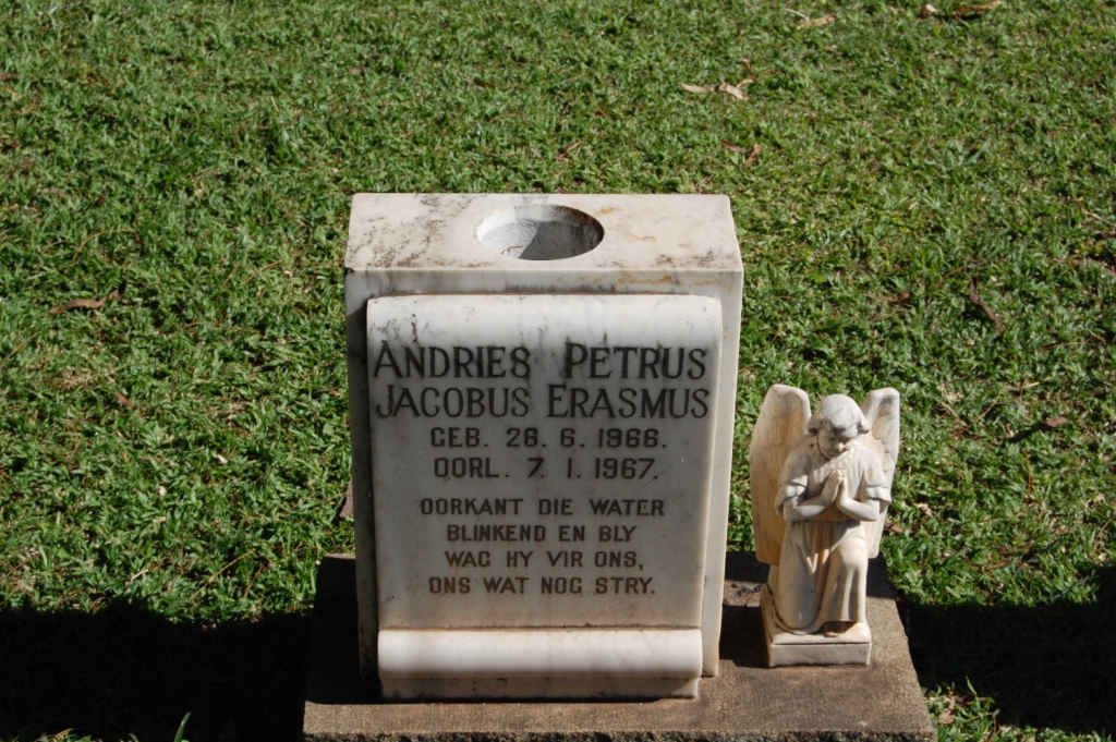 ERASMUS Andries Petrus Jacobus 1966-1967