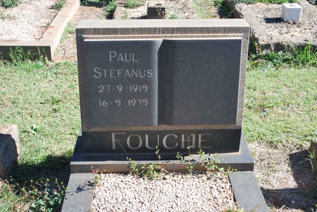 FOUCHE Paul Stefanus 1915-1975