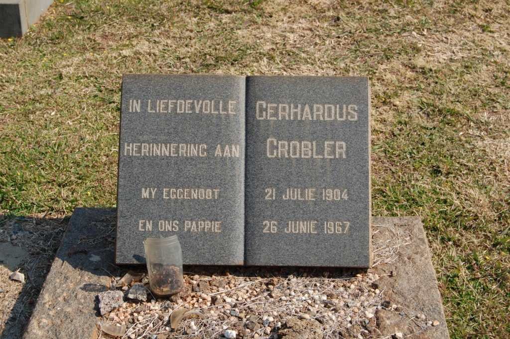 GROBLER Gerhardus 1904-1967