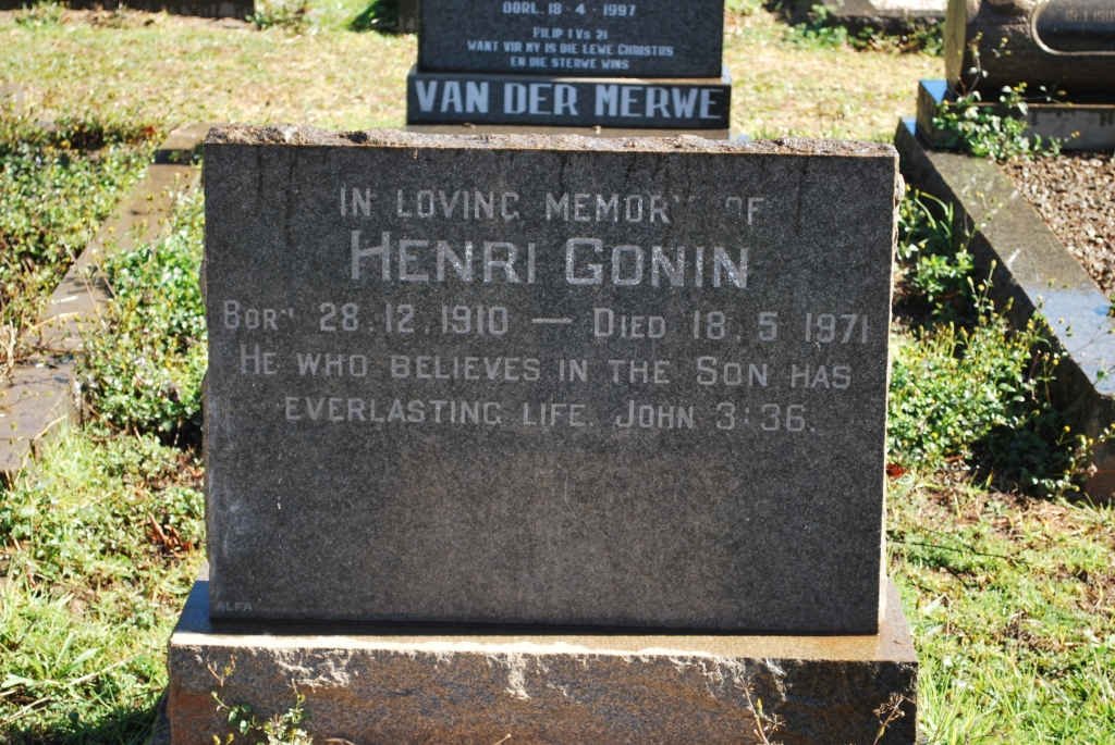 GONIN Henri 1910-1971