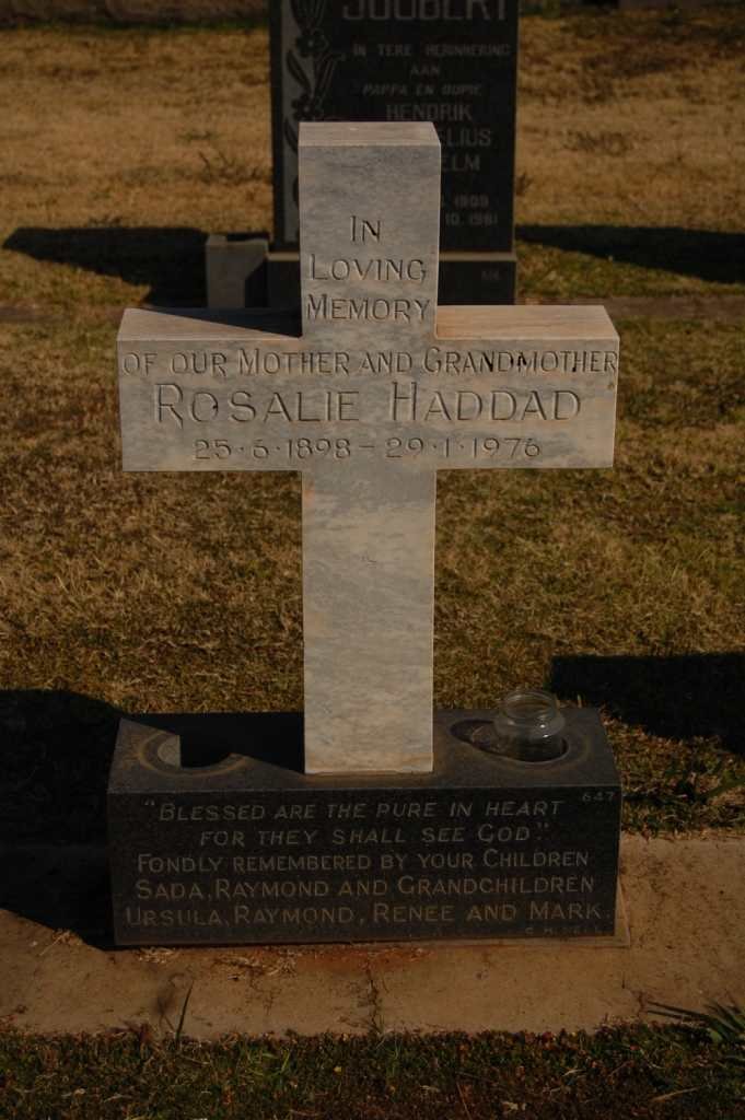 HADDA Rosalie 1898-1976