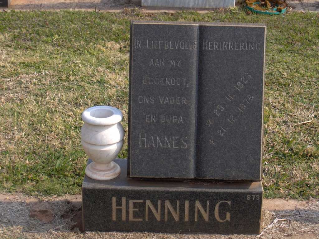 HENNING Hannes 1923-1976