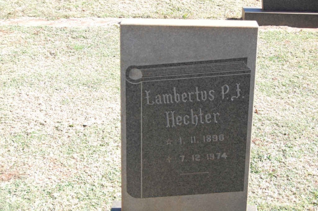 HECHTER Lambertus P.J. 1890-1974