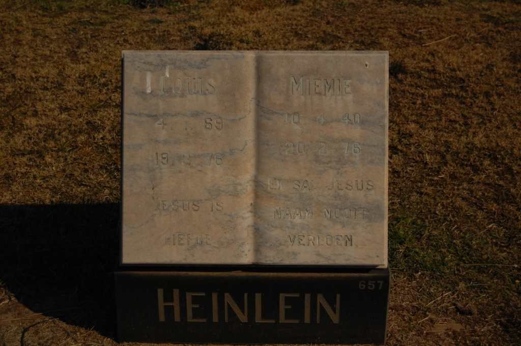 HEILEIN Louis 1969-1976 :: HEILEIN Miemie 1940-1976