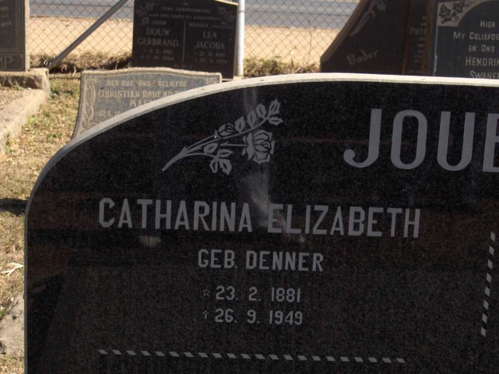 JOUBERT Catharina Elizabeth nee DENNER 1881-1949