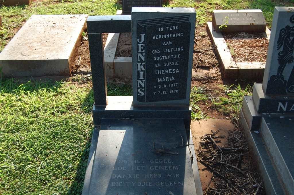 JENKINS Theresa Maria 1977-1978