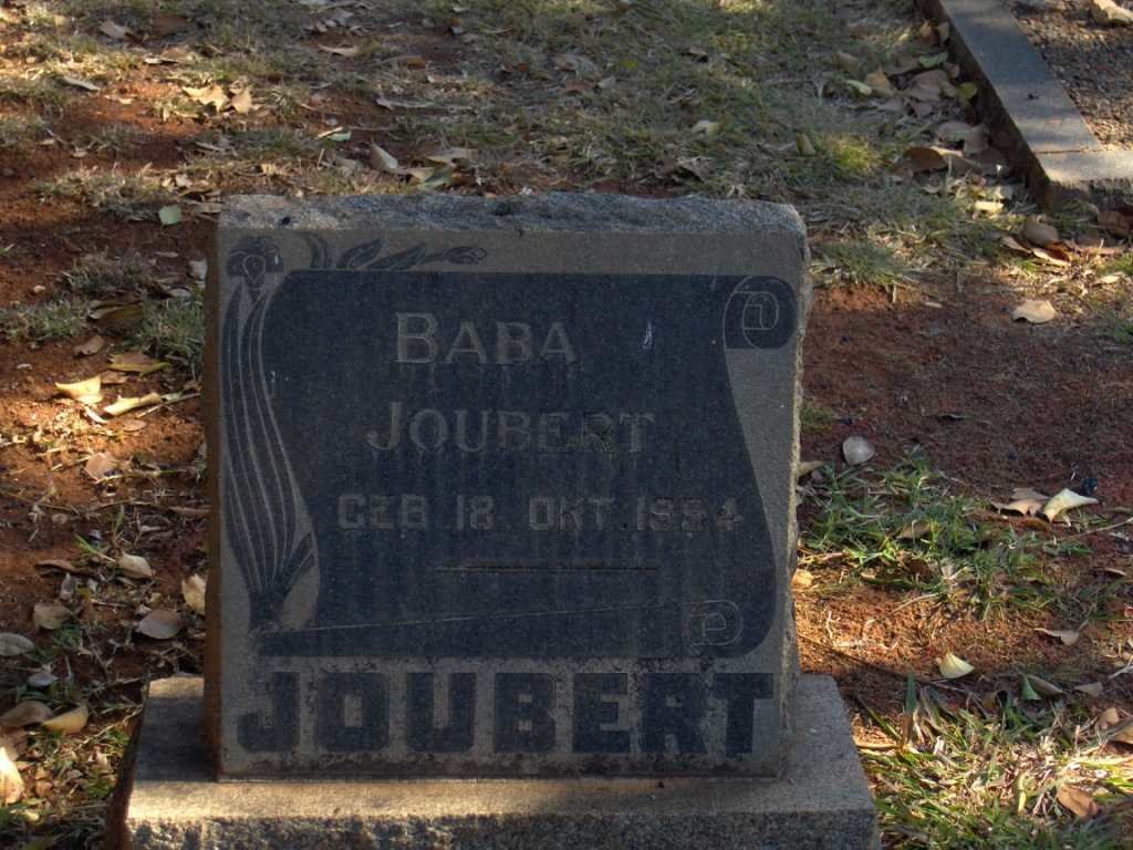 JOUBERT Baba -1954