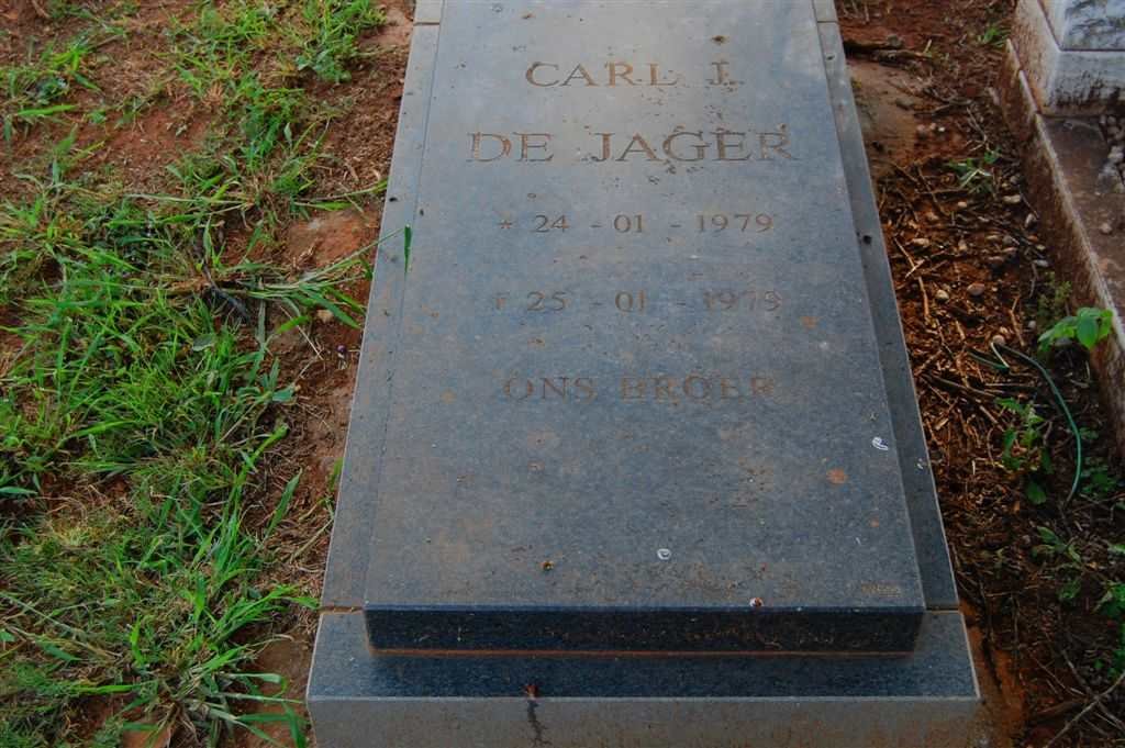 JAGER Carl J., de 1979-1979