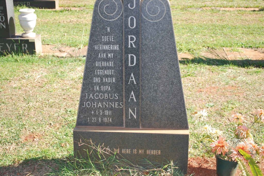 JORDAAN Jacobus Johannes 1911-1974