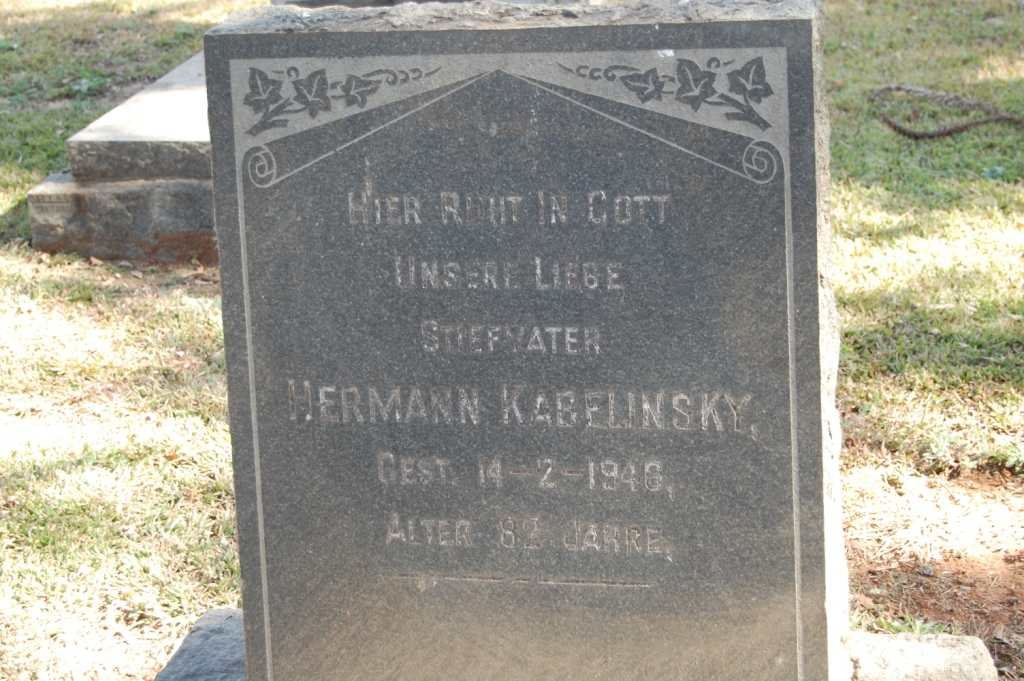 KABELINSKY Hermann -1946