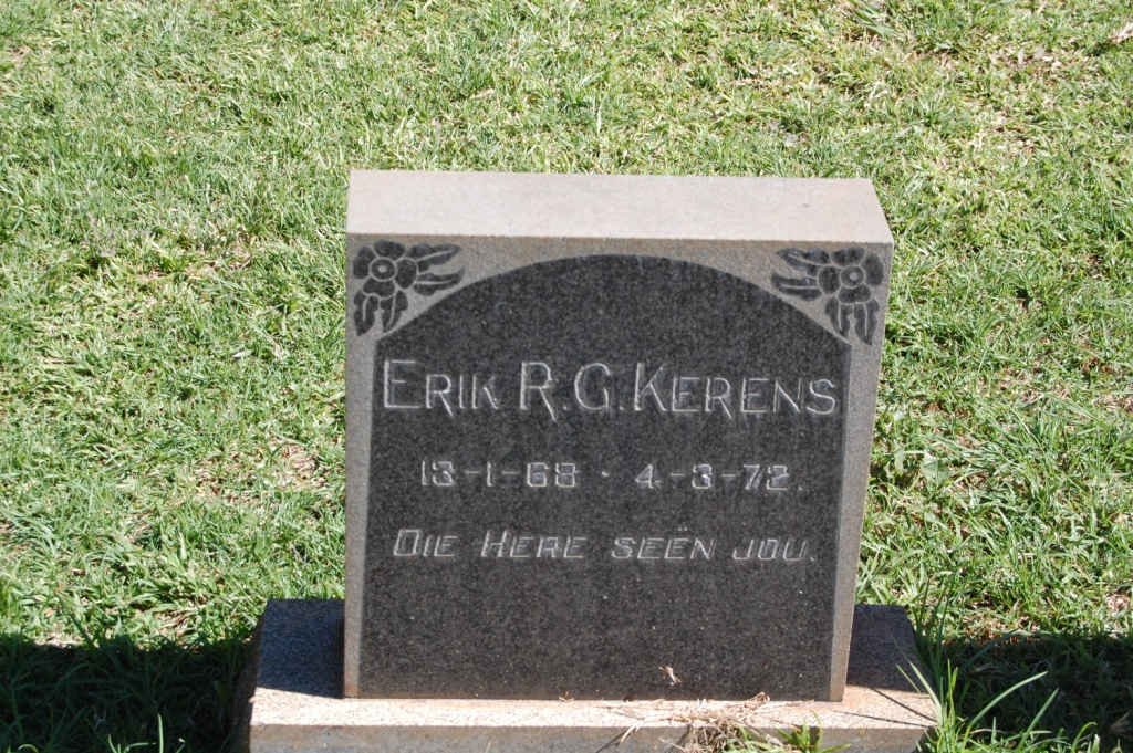 KERENS Erik R. G. 1968-1972