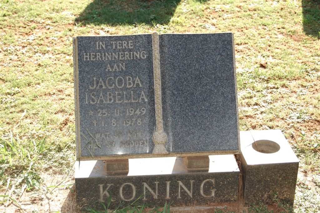 KONING Jacoba Isabella 1949-1978