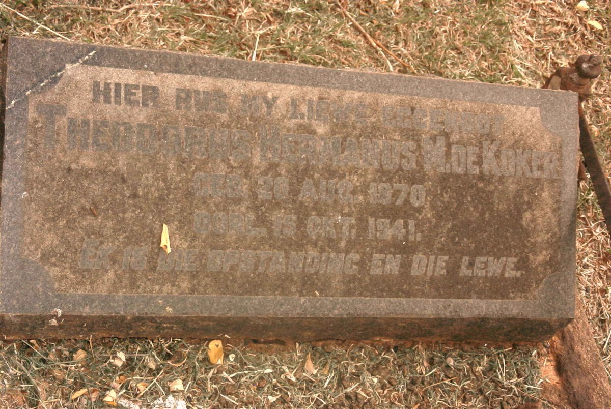 KOKER Theodorus Hermanus M., de 1870-1941
