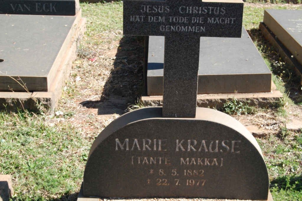 KRAUSE Marie 1882-1977