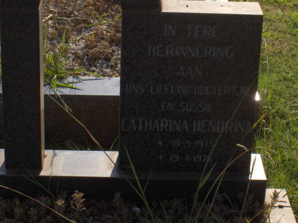 KRAUSE Catharina Hendrina 1975-1976