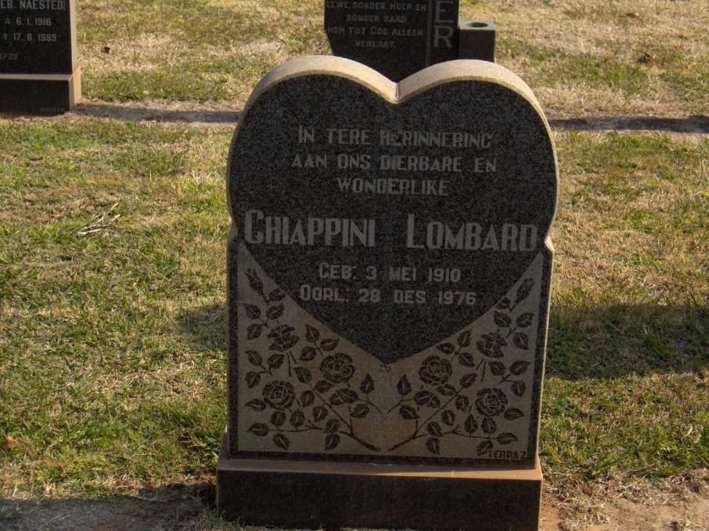 LOMBARD Chiappini 1910-1976