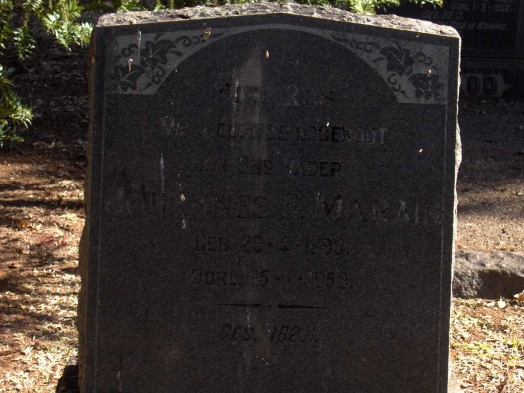 MARAIS Johannes S. 1893-1953