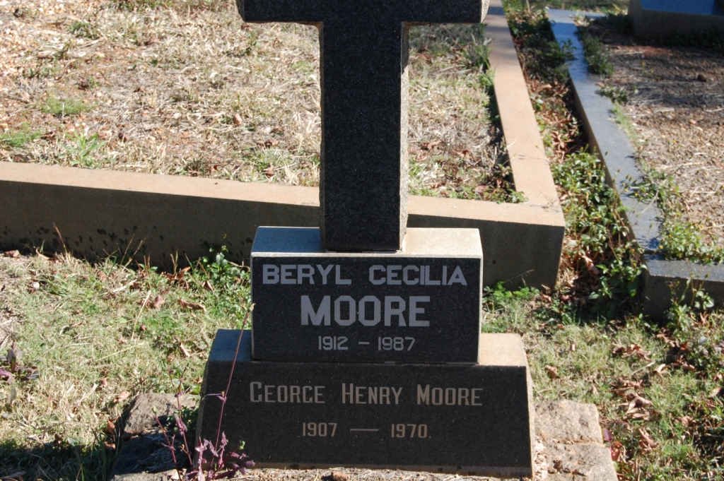 MOORE George Henry 1907-1970 &amp; Beryl Cecilia 1912-1987