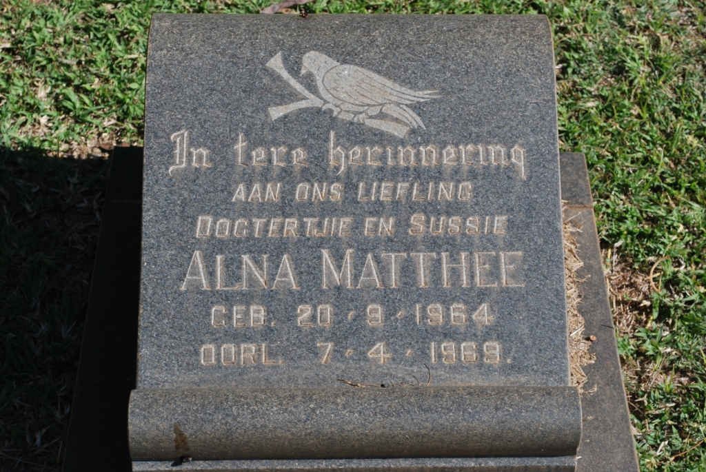 MATTHEE Alna 1964-1969