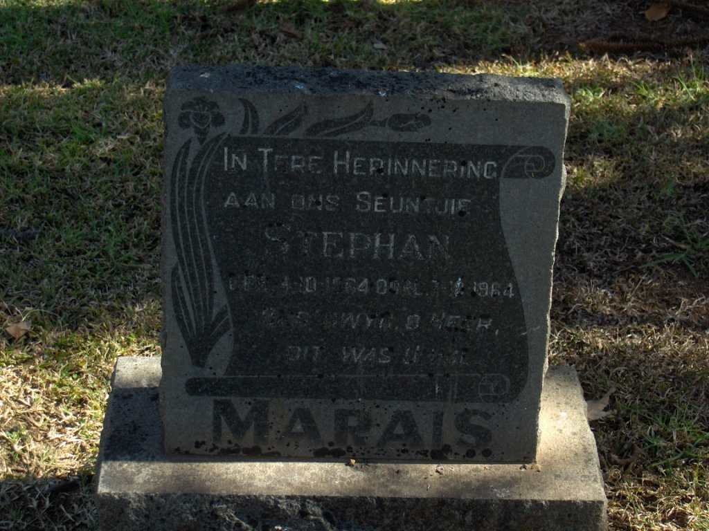 MARAIS Stephan 1964-1964