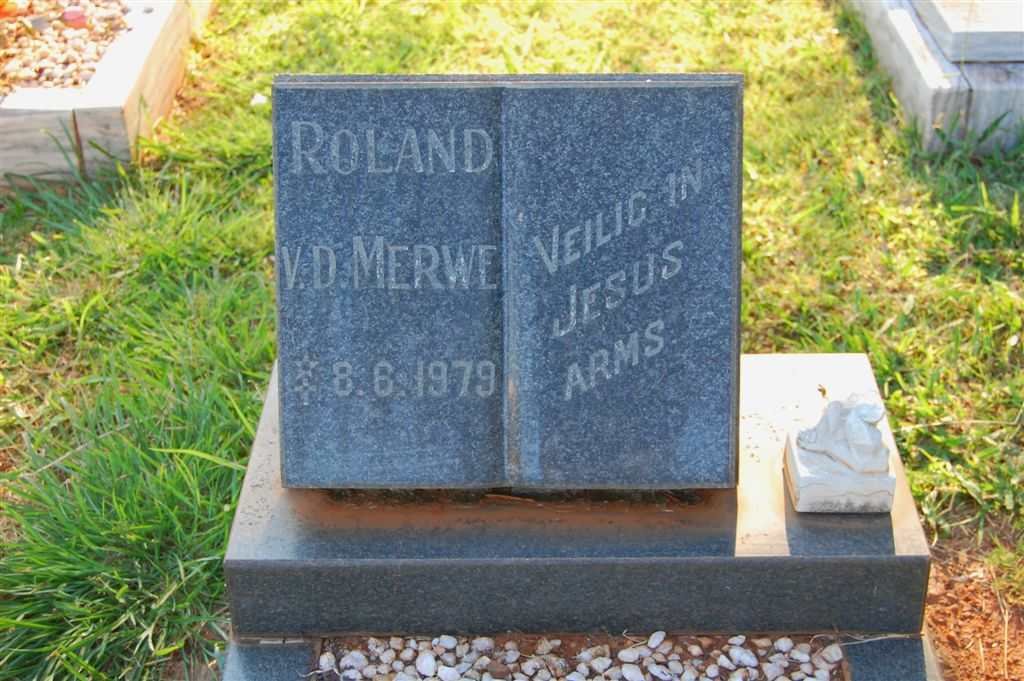 MERWE Roland, v.d. 1979-1979
