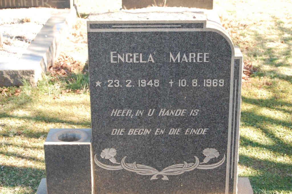 MAREE Engela 1948-1969
